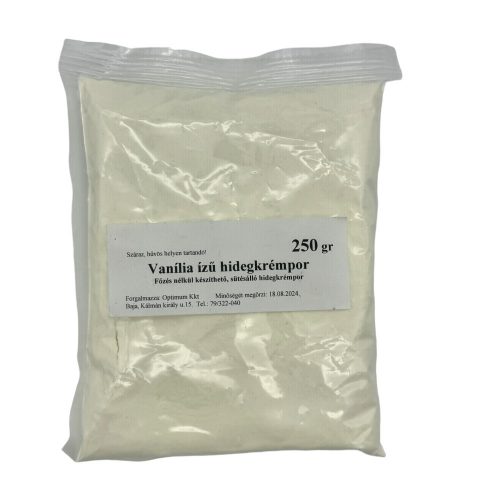 Vanília ízű hidegkrémpor 250g Mester