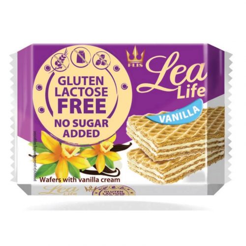 Vaníliás ostyaszelet 95g Lea Life