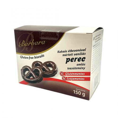 Vaníliás perec étcsokoládéban 150g Barbara