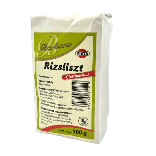 Rizsliszt 500g Barbara