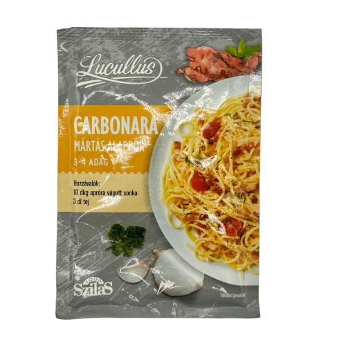 Carbonara mártás alappor 26g Lucullus: