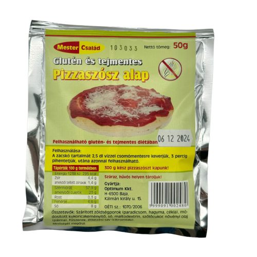 Pizzaszósz alap 50g Mester akciós