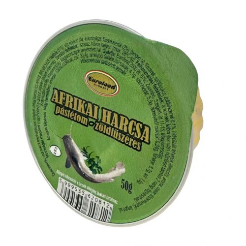 Afrikai zöldfűszeres harcsapástétom 50g Eurofood