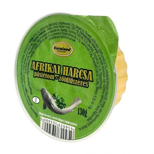 Afrikai zöldfűszeres harcsapástétom 130g Eurofood