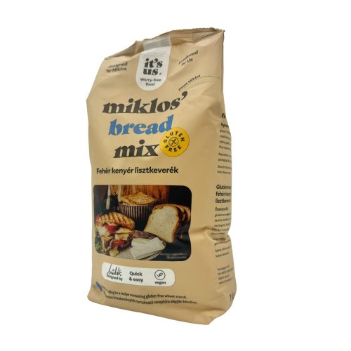 It's us Miklos' bread mix (fehérkenyér) lisztkeverék 1000g