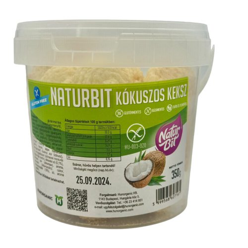 kókuszos keksz 350g Naturbit