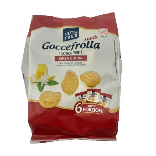 Gocce Frolla Snack mini keksz (6*40g) Nutrifree