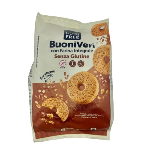 Buoni Veri keksz - teljes kiőrlésű rizsliszttel, rizskorpával és cirokliszttel 250g Nutrifree