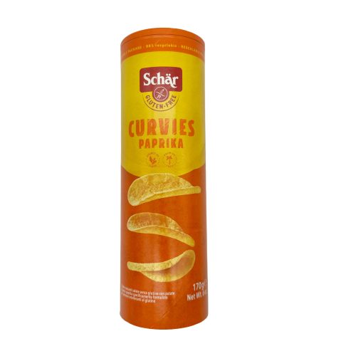 Curvies chips paprikás 170g Schar